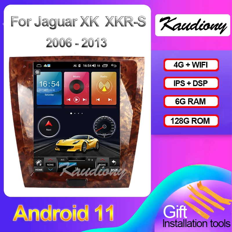 Kaudiony Tesla Style Android 11 For Jaguar XK XKR S XKR-S Auto Radio GPS Navigation Car DVD Multimedia Player 4G DSP 2006-2013
Kaudiony Tesla Style Android 11 For Jaguar XK XKR S XKR-S Auto Radio GPS Navigation Car DVD Multimedia Player 4G DSP 2006-2013