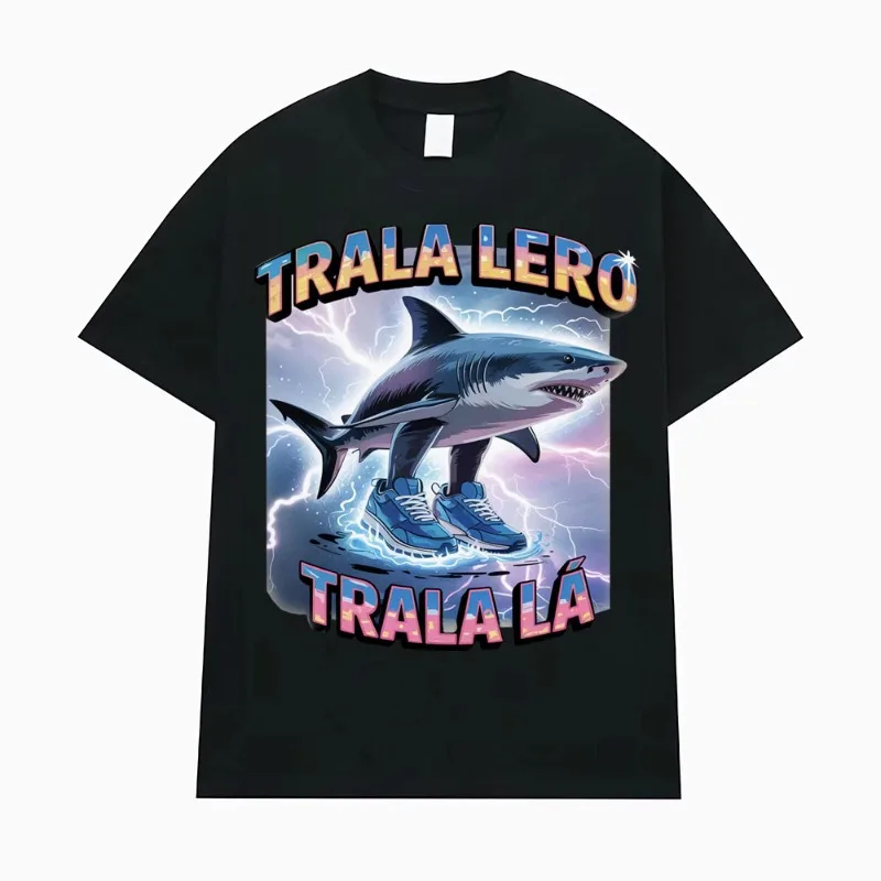 Футболка Tralalero Tralala Fun Shark Meme, подарочная мужская и женская модная футболка в готическом стиле в стиле ретро, повседневная юмористическая очень большая футболка
Футболка Tralalero Tralala Fun Shark Meme, подарочная мужская и женская модная футболка в готическом стиле в стиле ретро, повседневная юмористическая очень большая футболка