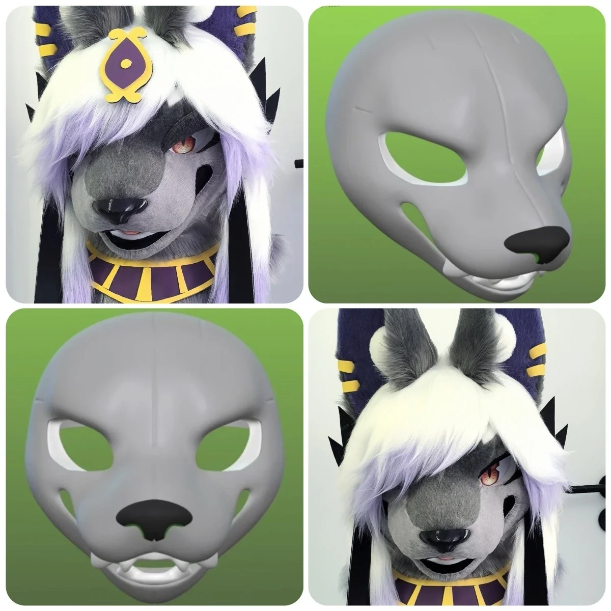 3D Printing Realistic Style Kemono Base Mask Fursuit Headbase Furry Cosplay Costumes Accessories CosplayKigurumi Base Mask
3D Printing Realistic Style Kemono Base Mask Fursuit Headbase Furry Cosplay Costumes Accessories CosplayKigurumi Base Mask