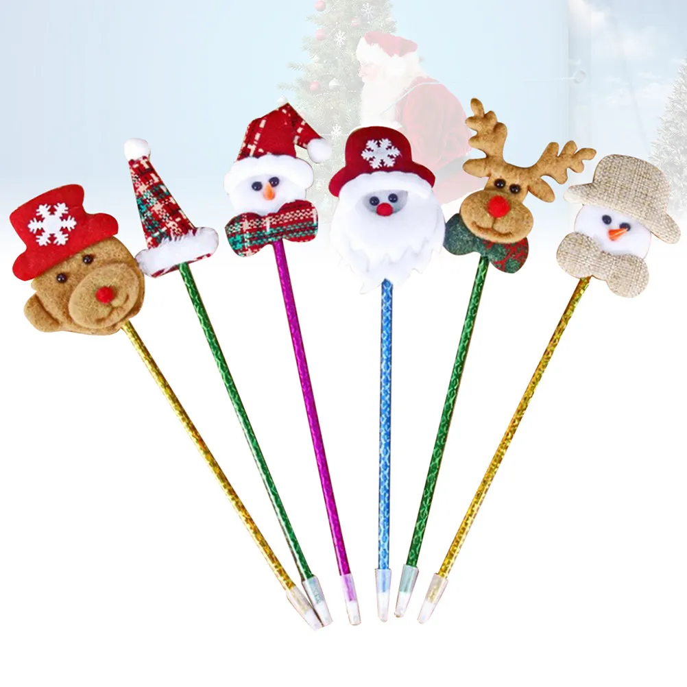 12Pcs Christmas Ballpoint Pens Cartoon Snowman Santa Design Smooth Writing Fine Tip for Kids Students Xmas Gifts Party
12Pcs Christmas Ballpoint Pens Cartoon Snowman Santa Design Smooth Writing Fine Tip for Kids Students Xmas Gifts Party