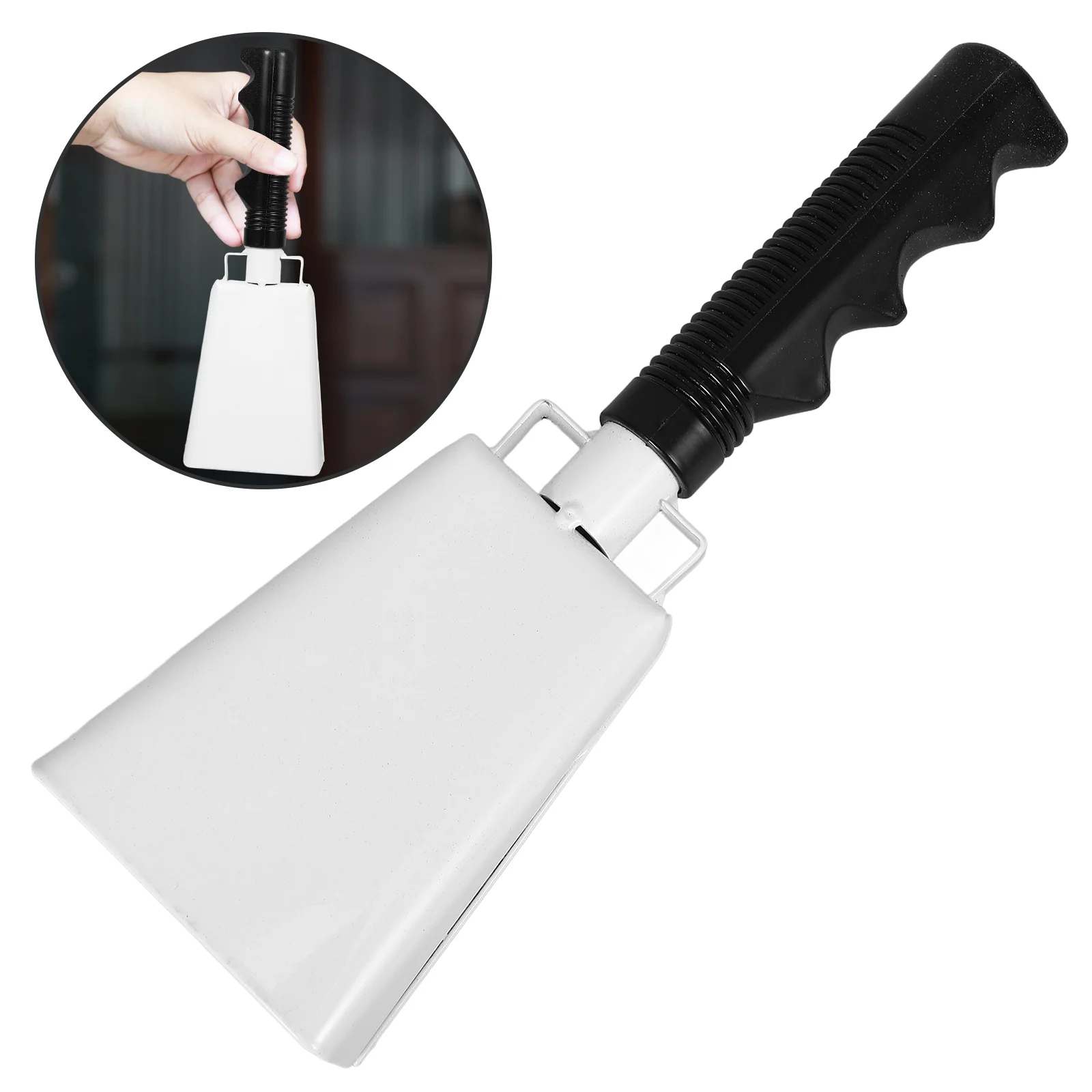Shaking Hand Bell Musical Instrument Cowbell Drum Accompaniment Loud Cowbell cowbell with handle cowbell musical instrument
Shaking Hand Bell Musical Instrument Cowbell Drum Accompaniment Loud Cowbell cowbell with handle cowbell musical instrument
