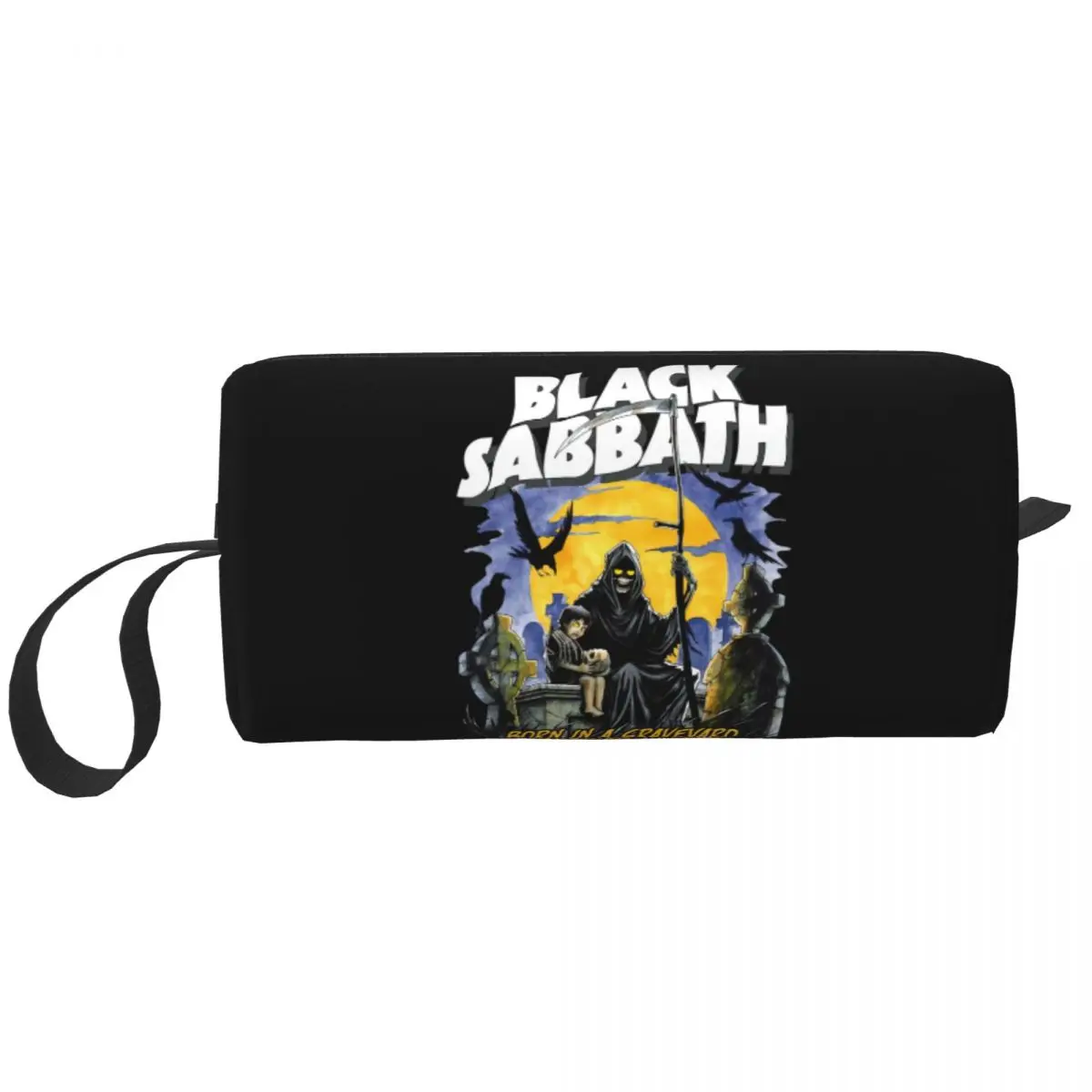 Косметичка Black Sabbath Rock, водонепроницаемая косметичка из тяжелого металла, органайзер для туалетных принадлежностей, большая емкость
Косметичка Black Sabbath Rock, водонепроницаемая косметичка из тяжелого металла, органайзер для туалетных принадлежностей, большая емкость