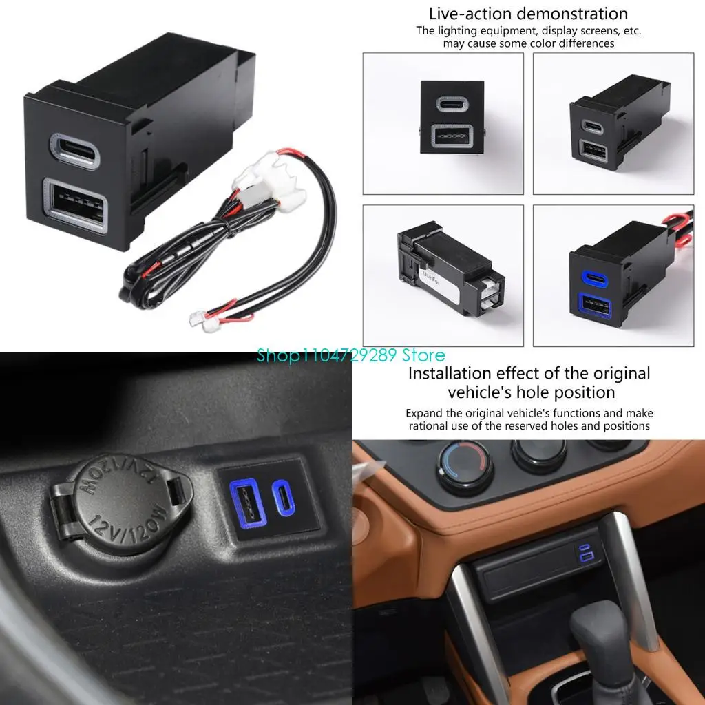 D8KE Double USB Car Chargers For Vehicle Provides Fast Charging Via PD QC3.0
D8KE Double USB Car Chargers For Vehicle Provides Fast Charging Via PD QC3.0