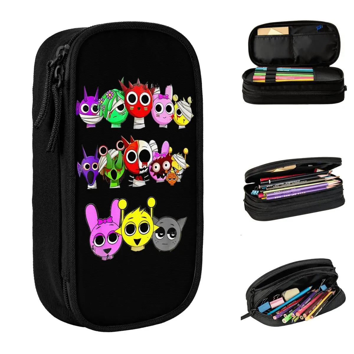 Sprunki Pencil Case Pencil Pouch Pen Box for Girls Boys Big Capacity Bag Students School Gifts Stationery
Sprunki Pencil Case Pencil Pouch Pen Box for Girls Boys Big Capacity Bag Students School Gifts Stationery