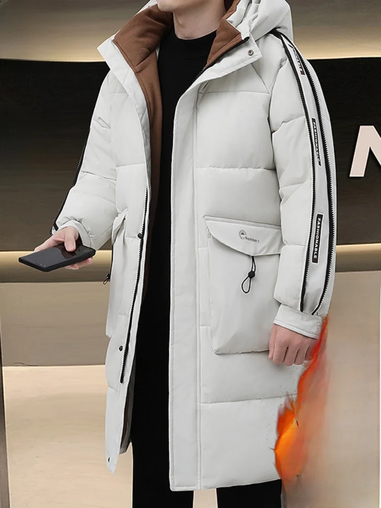 Мужская зимняя утепленная куртка с капюшоном, длинное теплое пальто-бомбер из хлопка, молодежный повседневный стиль, с наполнителем из полиэфирного волокна
Мужская зимняя утепленная куртка с капюшоном, длинное теплое пальто-бомбер из хлопка, молодежный повседневный стиль, с наполнителем из полиэфирного волокна