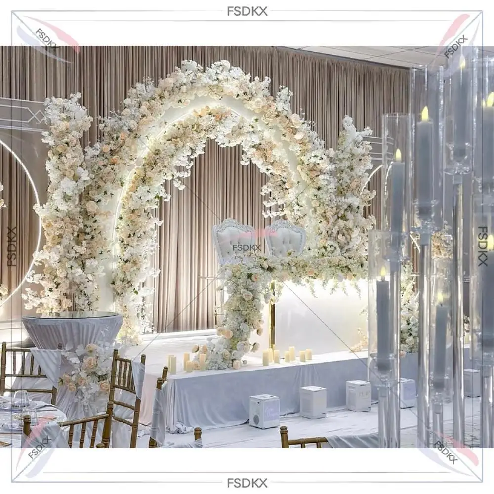 Wholesale White Acrylic Stage Backdrop Stand Wedding Light Arch Ripple Design Backdrop Stand
Wholesale White Acrylic Stage Backdrop Stand Wedding Light Arch Ripple Design Backdrop Stand