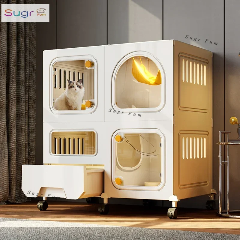 Клетка для кошек, домашняя клетка для котенка, не...
Клетка для кошек, домашняя клетка для котенка, не...