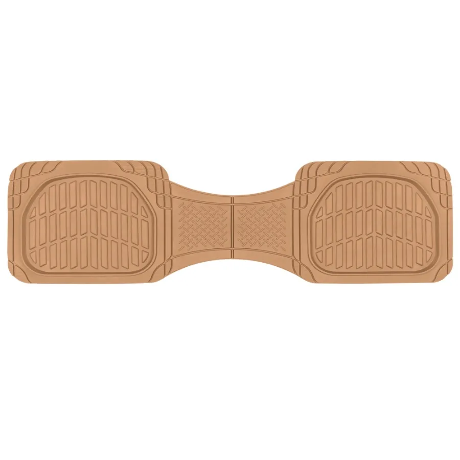 PRO920 Beige Premium FlexTough Deep Dish Rear Rubber Mats All-Protection Universal Design for Cars Sedan Truck SUV
PRO920 Beige Premium FlexTough Deep Dish Rear Rubber Mats All-Protection Universal Design for Cars Sedan Truck SUV
