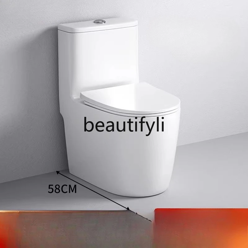 Household ultra-short small size small apartment siphon type lip-free deodorant toilet
Household ultra-short small size small apartment siphon type lip-free deodorant toilet