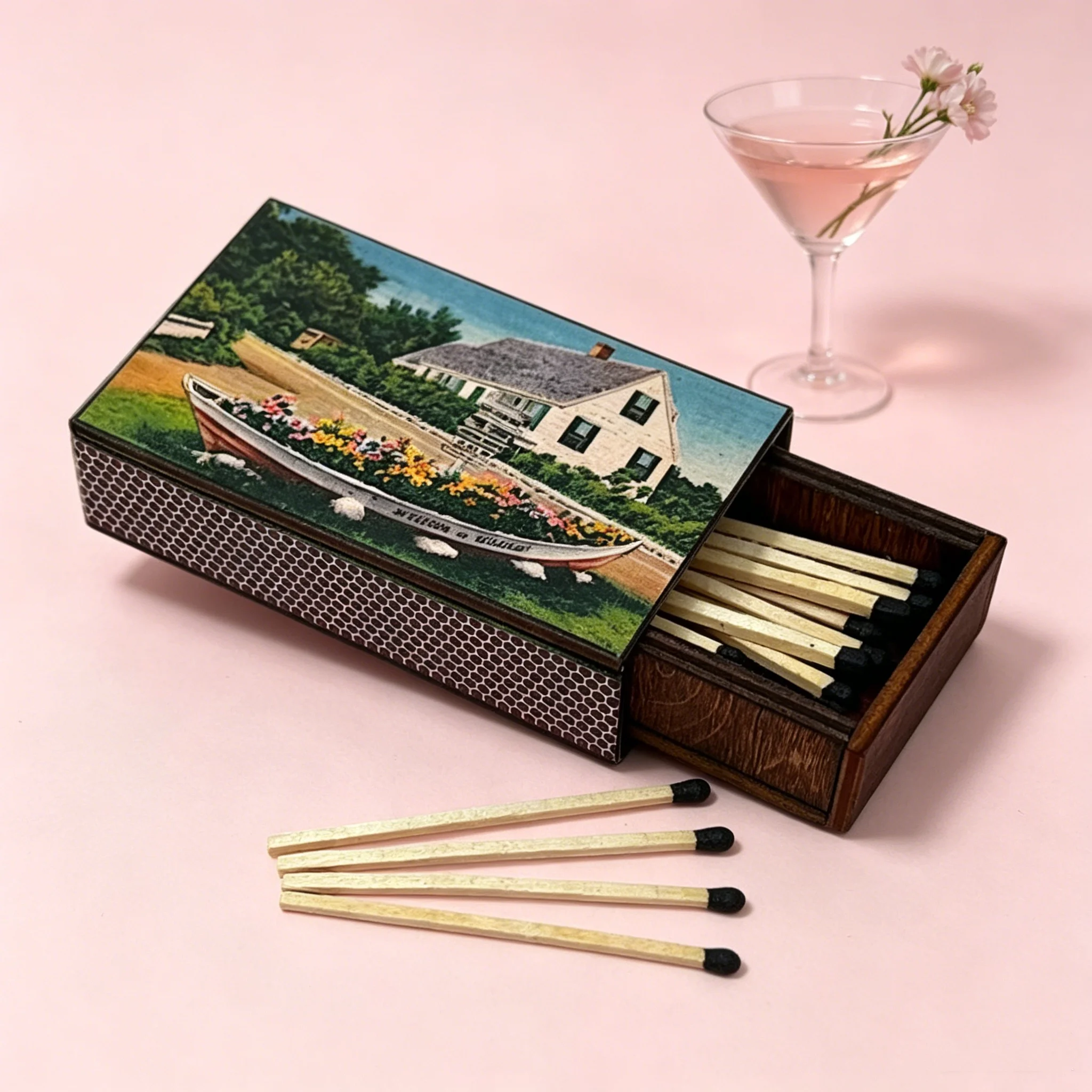 Wooden Keepsake Matchbox With Matches - Custom
Wooden Keepsake Matchbox With Matches - Custom