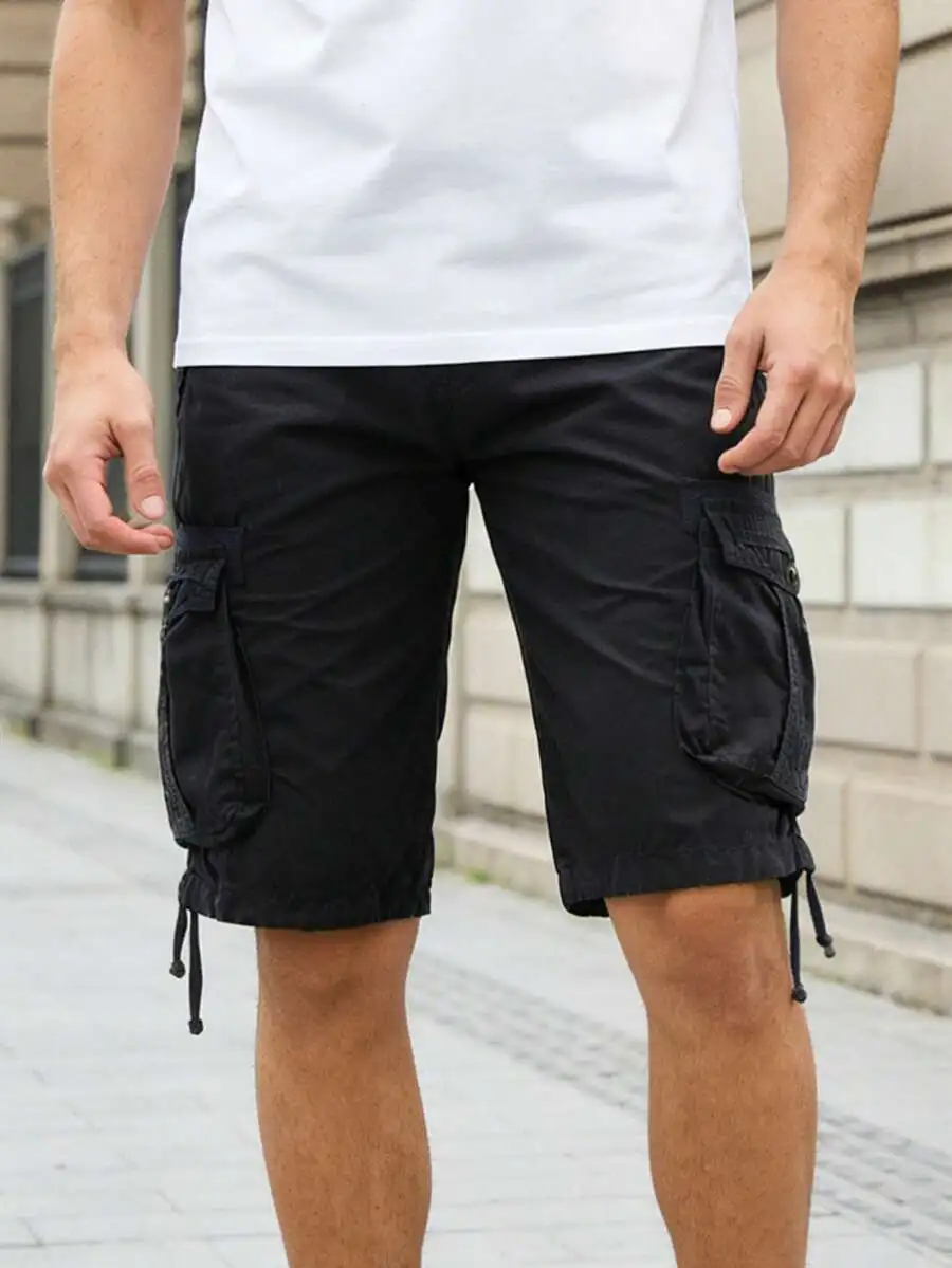 Mens Cargo Shorts Washed Cotton Casual Breathable Summer Utility Shorts With Flap Pockets
Mens Cargo Shorts Washed Cotton Casual Breathable Summer Utility Shorts With Flap Pockets