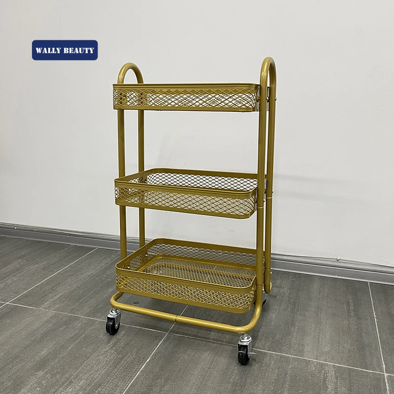 Wallybeauty New Design Makeup Salon Cart 3 Tiers Pedicure Spa Nail Shop Trolley Gold Beauty Trolley With Lockable Wheels
Wallybeauty New Design Makeup Salon Cart 3 Tiers Pedicure Spa Nail Shop Trolley Gold Beauty Trolley With Lockable Wheels