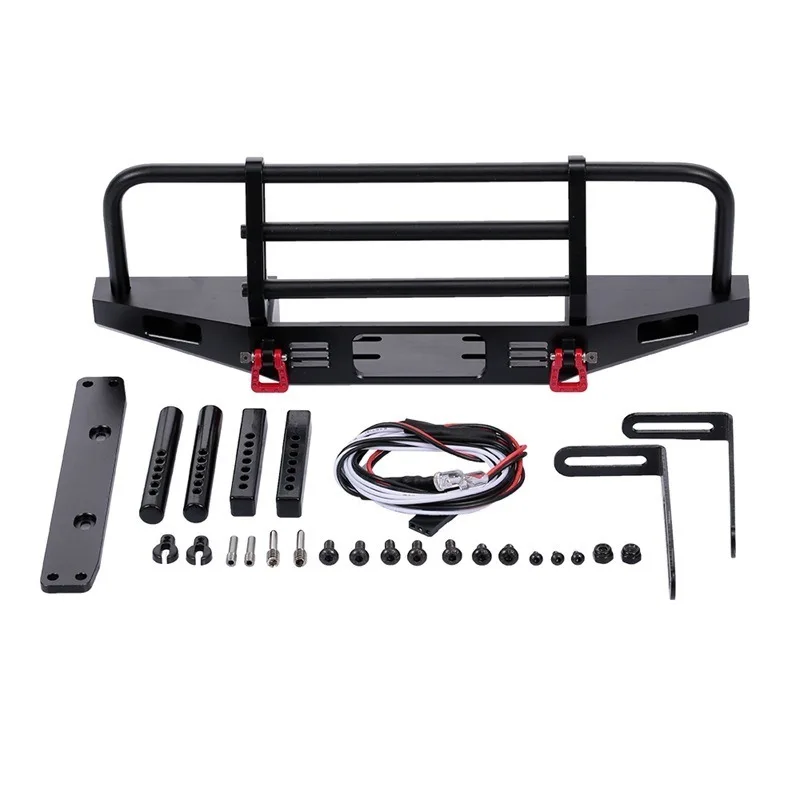 Metal Adjustable Front Bumper For 1/10 Trax Trx4 Trx-4 Defender Axial SCX10 90046 EX86100 Redcat GEN 8 RC Crawler Car
Metal Adjustable Front Bumper For 1/10 Trax Trx4 Trx-4 Defender Axial SCX10 90046 EX86100 Redcat GEN 8 RC Crawler Car