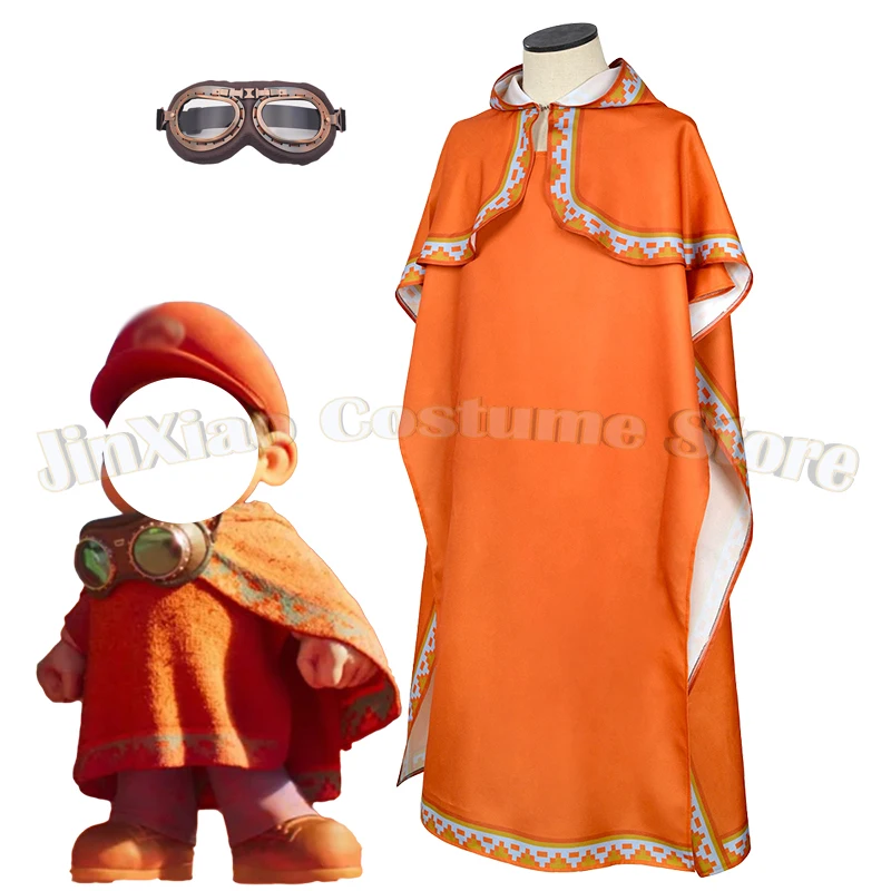 Super Bros Galaxy Cosplay Costume Men Orange Long Hooded Cloak Goggles Set Cartoon Mushroom Men Halloween Carnival Disguise Suit
Super Bros Galaxy Cosplay Costume Men Orange Long Hooded Cloak Goggles Set Cartoon Mushroom Men Halloween Carnival Disguise Suit