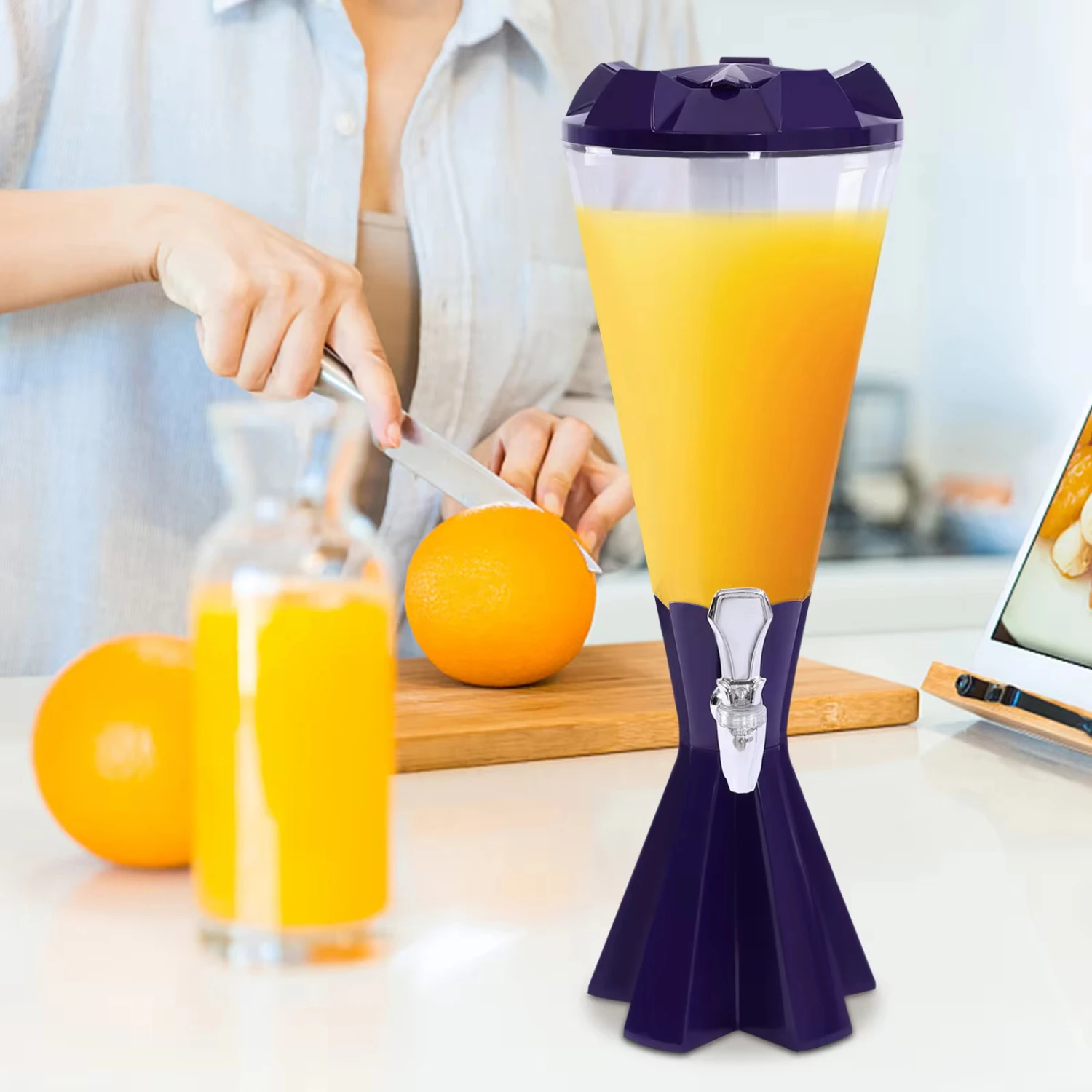 Beer Tower Dispenser 3L Drink Beverage Dispenser Tools & Accessories With Individual Ice Tube
Beer Tower Dispenser 3L Drink Beverage Dispenser Tools & Accessories With Individual Ice Tube