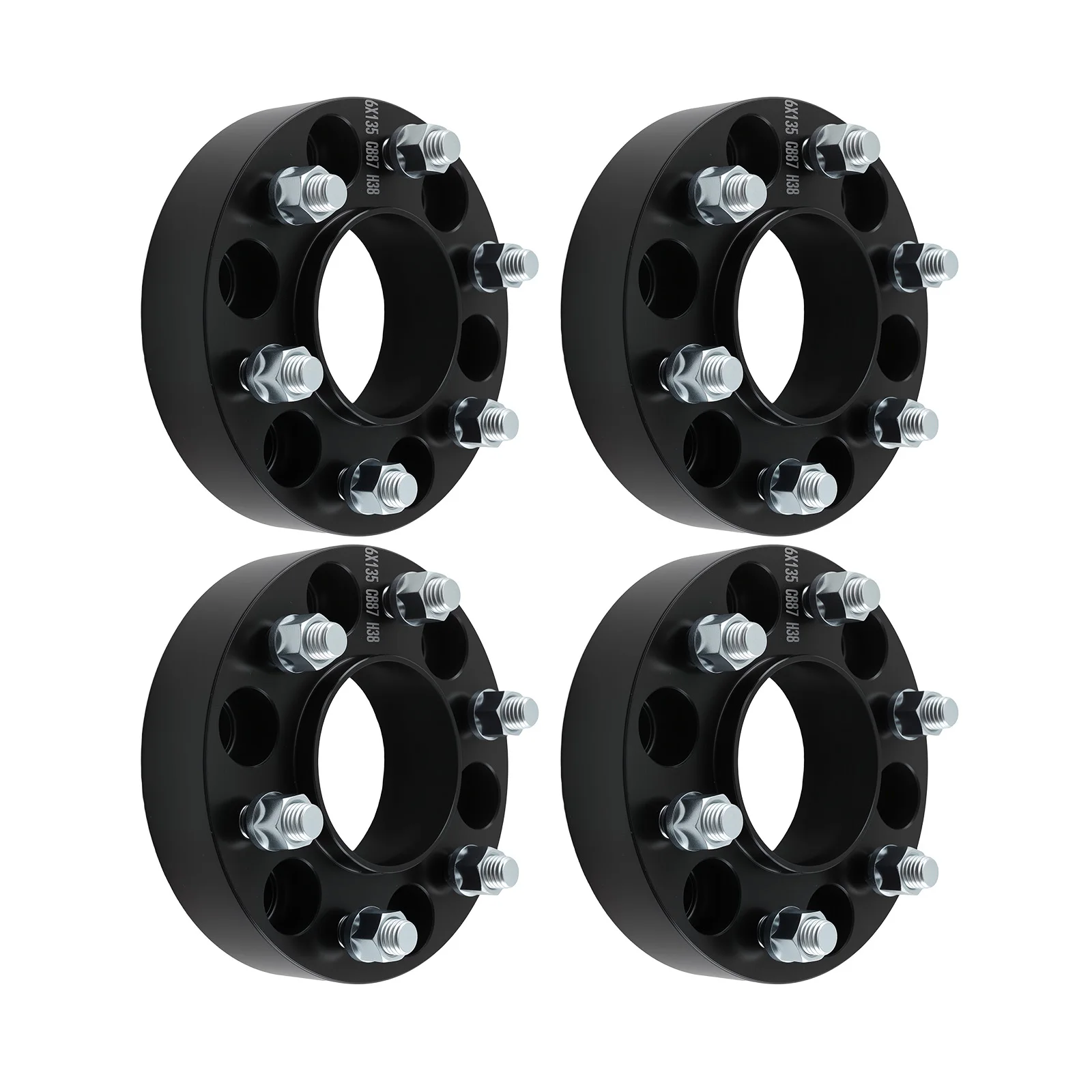 4pcs Wheel Spacers 1.5" 6x135mm for Ford Expedition F-150 Aluminum 87mm
4pcs Wheel Spacers 1.5" 6x135mm for Ford Expedition F-150 Aluminum 87mm