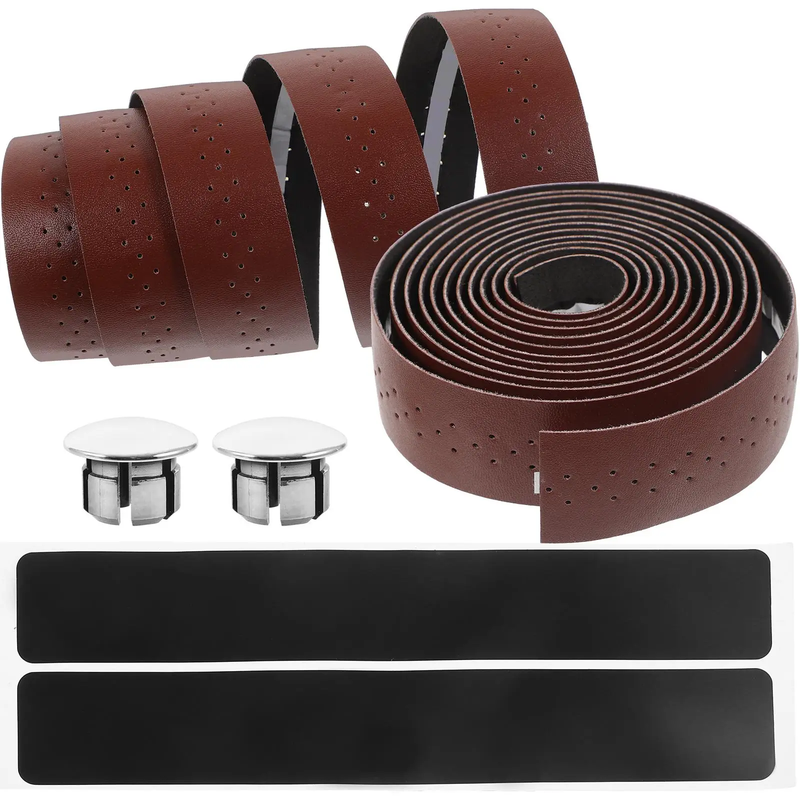 Bike Handlebar Tape for Cycling Equipment PU Brown Anti-Skid Shock Absorption Grips Cover Protective Handle
Bike Handlebar Tape for Cycling Equipment PU Brown Anti-Skid Shock Absorption Grips Cover Protective Handle