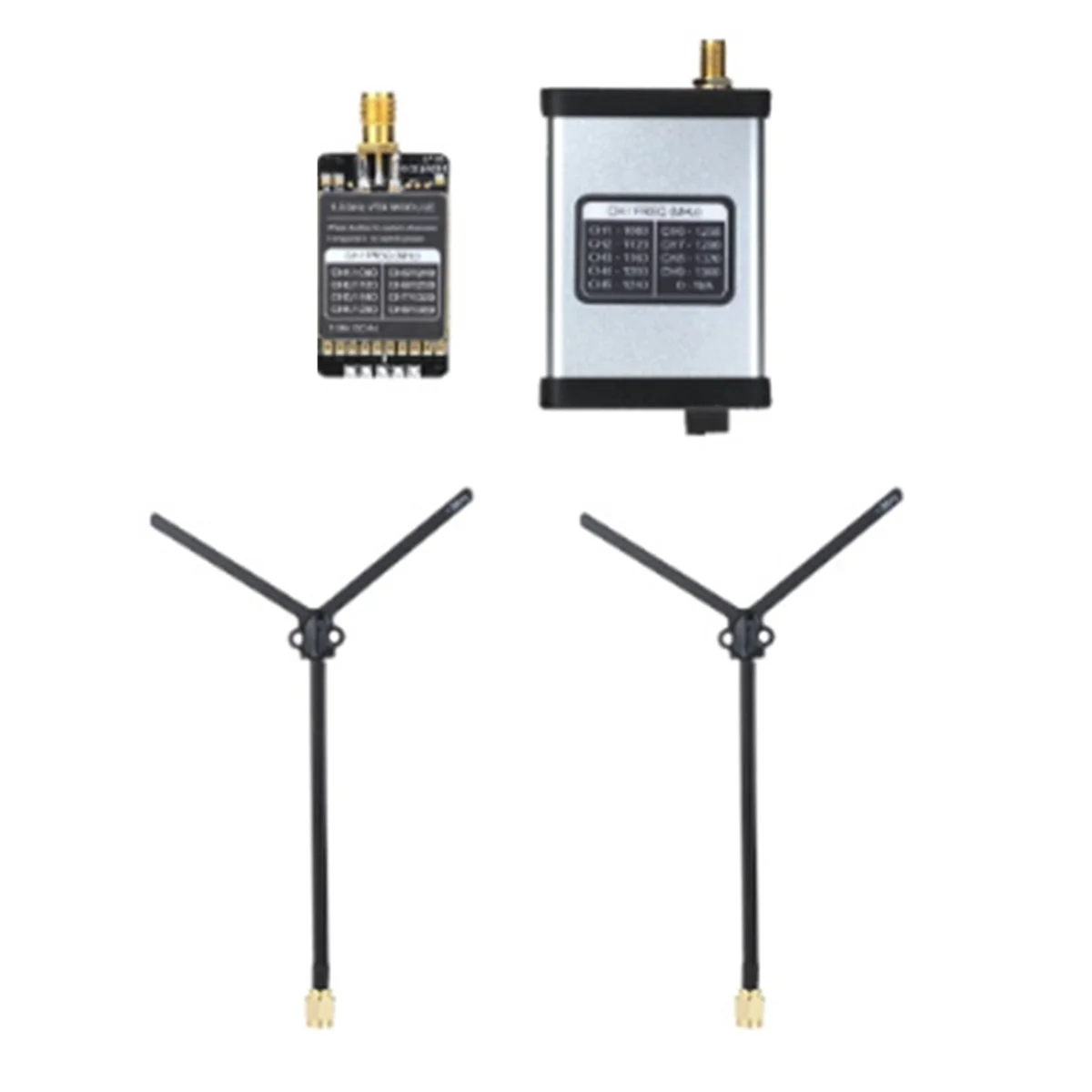 A57G-1.3G 1.6W 1600Mw FPV VTX Video Transmitter and Receiver Analog Video System for FPV Freestyle Long Range DIY Parts(C)
A57G-1.3G 1.6W 1600Mw FPV VTX Video Transmitter and Receiver Analog Video System for FPV Freestyle Long Range DIY Parts(C)