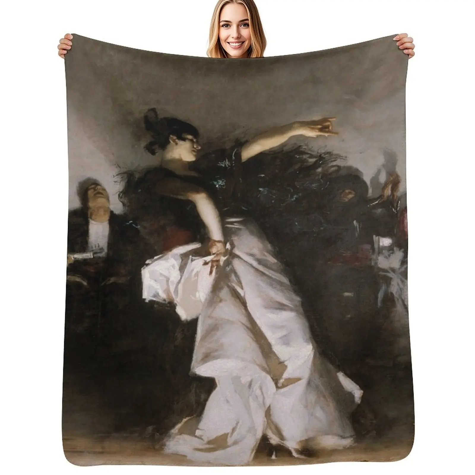 El Jaleo (Spanish Dancer) - John Singer Sargent Throw Blanket Extra Large Throw Baby Decorative Sofas Moving Blankets
El Jaleo (Spanish Dancer) - John Singer Sargent Throw Blanket Extra Large Throw Baby Decorative Sofas Moving Blankets