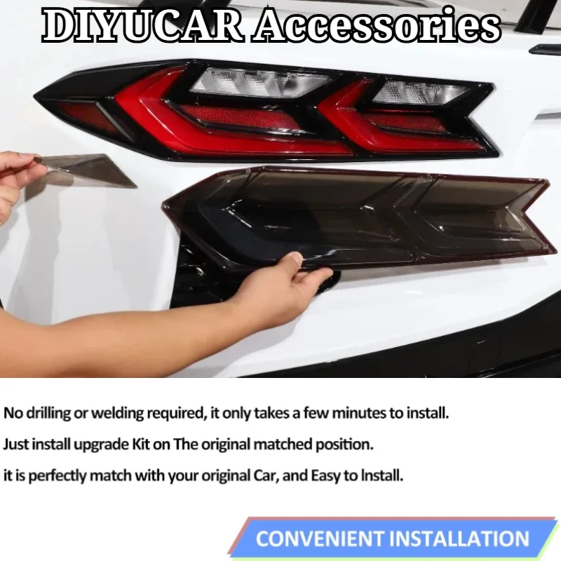 For Chevrolet Corvette C8 2020-2026 ABS Blackened Car Rear Tail Light Turn Signal Prompt Cover Trim Exterior Accessories
For Chevrolet Corvette C8 2020-2026 ABS Blackened Car Rear Tail Light Turn Signal Prompt Cover Trim Exterior Accessories