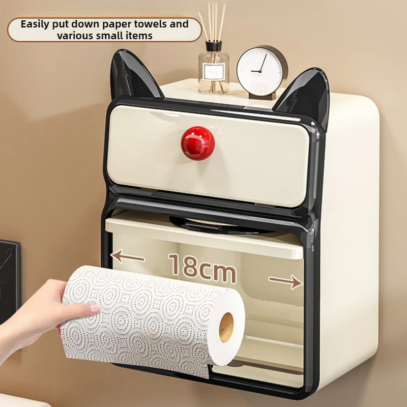 Wall Mounted Tissue Box Double Layer Luxury Bathroom Tissue Boxes Paper Holder Living Room Modern Napkin Case Table Kitchen
Wall Mounted Tissue Box Double Layer Luxury Bathroom Tissue Boxes Paper Holder Living Room Modern Napkin Case Table Kitchen
