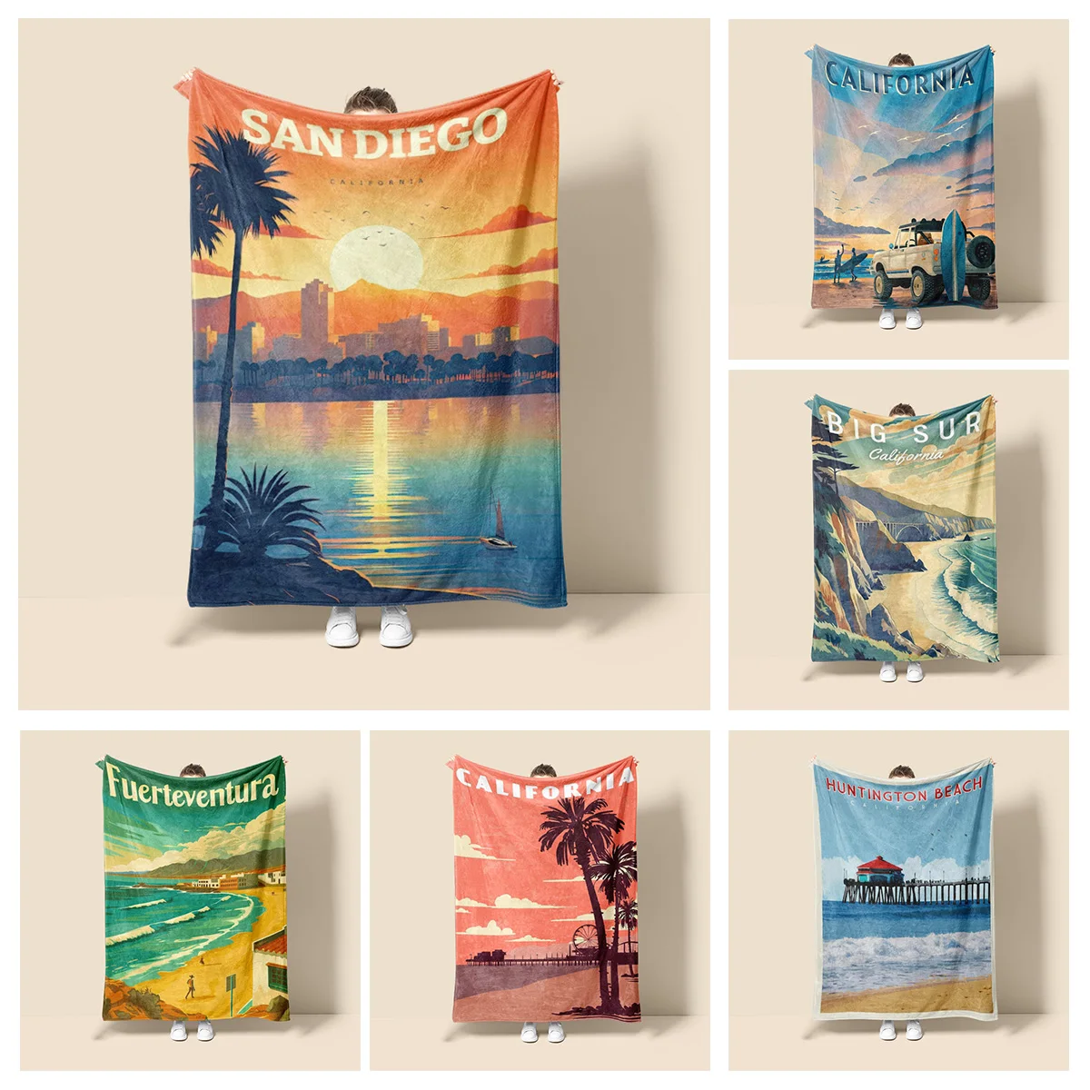 American Style Cartoon Landscape Home Decoration Plush Sofa Blanket Bedspread Bed Fluffy Soft Blanket DecorationMachine Washable
American Style Cartoon Landscape Home Decoration Plush Sofa Blanket Bedspread Bed Fluffy Soft Blanket DecorationMachine Washable
