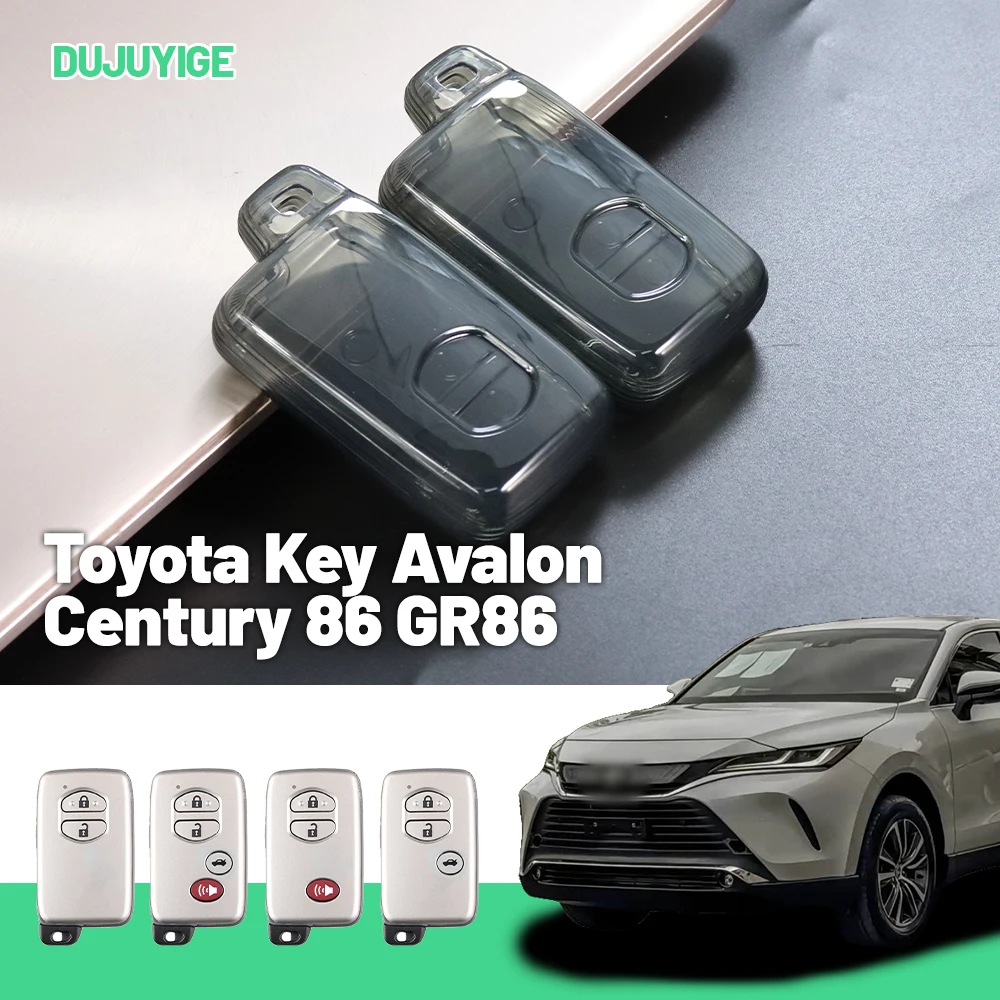 Clear TPU Car Key Case For Toyota Key Avalon Century 86 GR86 Fortuner 4Runner Fob Cover Protector Shell Auto Accessories
Clear TPU Car Key Case For Toyota Key Avalon Century 86 GR86 Fortuner 4Runner Fob Cover Protector Shell Auto Accessories