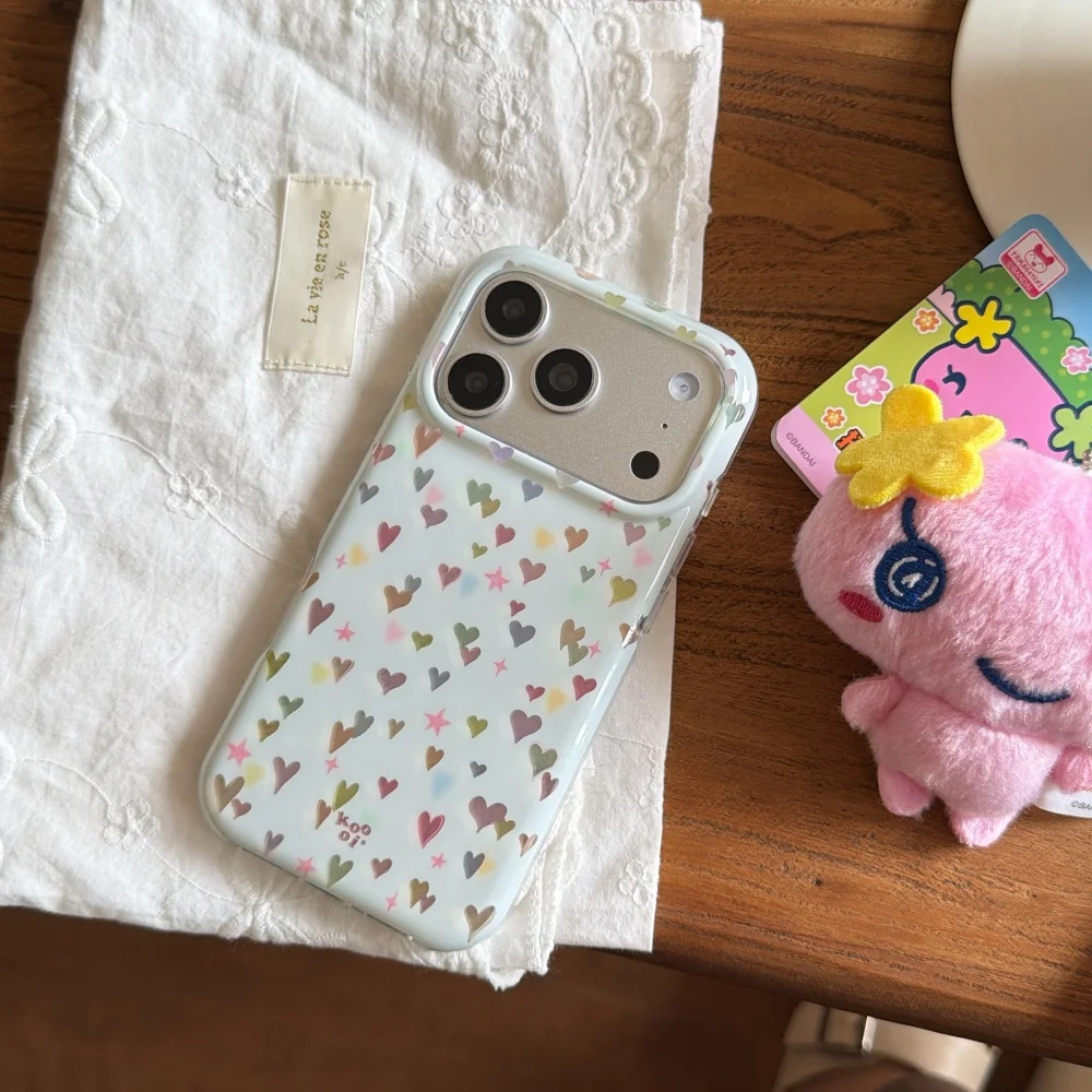 Full Screen Colorful Little Hearts Hard Phone Case Hollow Foil Texture Full Coverage For Apple iPhone 17 Pro Max 16 Pro 15 Pro
Full Screen Colorful Little Hearts Hard Phone Case Hollow Foil Texture Full Coverage For Apple iPhone 17 Pro Max 16 Pro 15 Pro