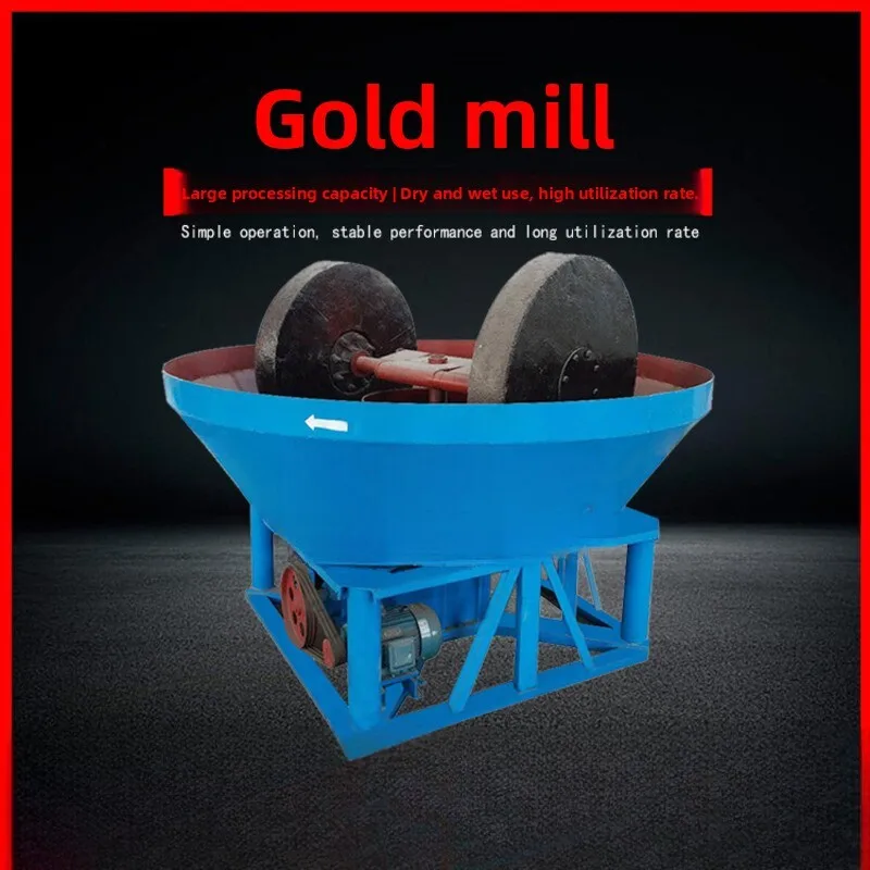1200 Model Double Wheel Roller Gold Milling For Rock Gold, Iron, Copper Ore Slag Equipment, Water Mill, Fully Automatic Grinding 
1200 Model Double Wheel Roller Gold Milling For Rock Gold, Iron, Copper Ore Slag Equipment, Water Mill, Fully Automatic Grinding