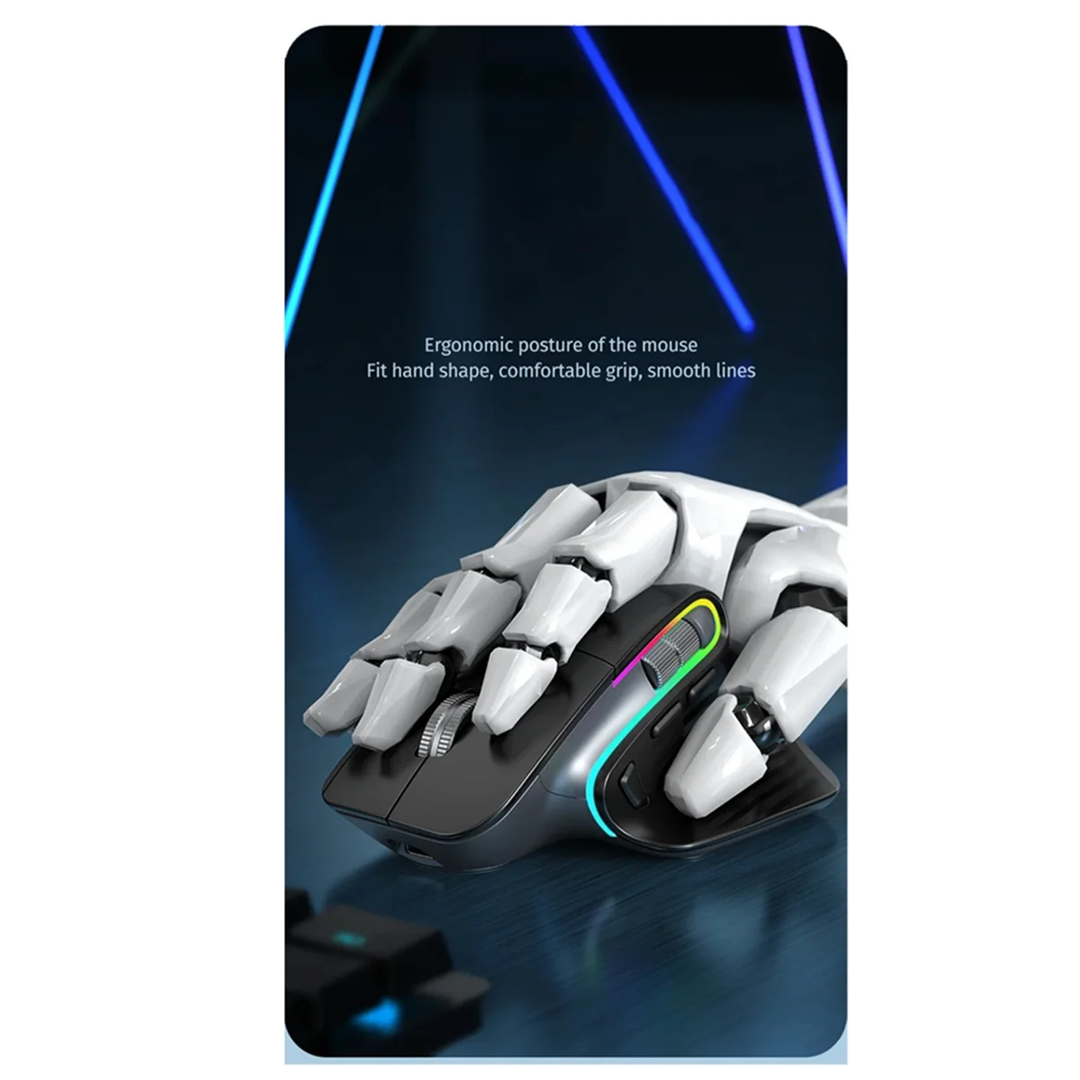 ATP-Wireless Mouse Bluetooth 5.0 Mouse 2.4G Wireless Portable Optical Mouse Ergonomic Right Hand Computer Mice Gray
ATP-Wireless Mouse Bluetooth 5.0 Mouse 2.4G Wireless Portable Optical Mouse Ergonomic Right Hand Computer Mice Gray