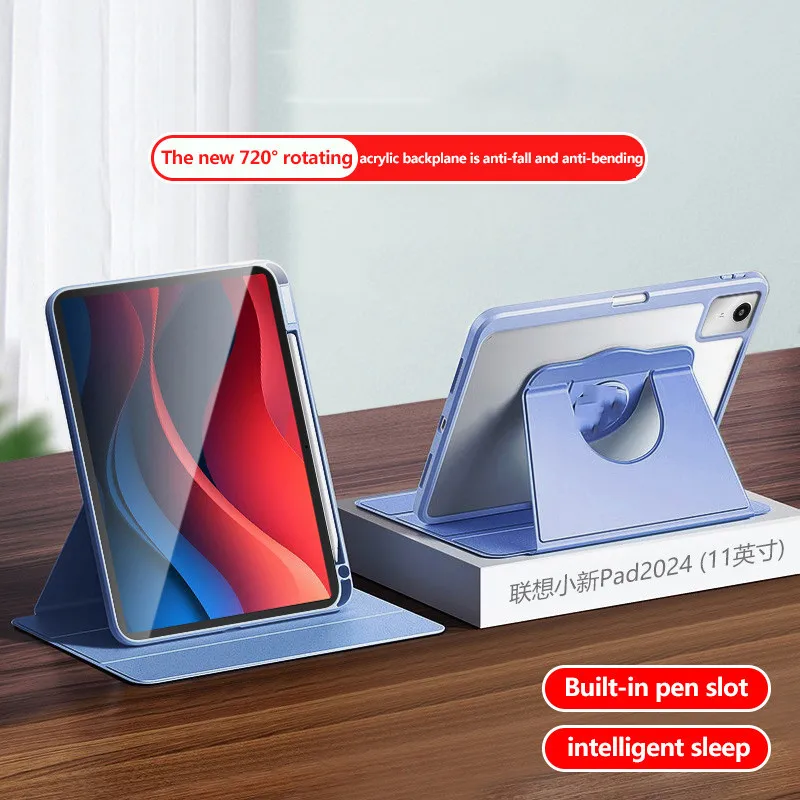 360° Rotating Acrylic Case For Xiaoxin Pad 11 2024 TB331FC M11 B11 K11 11inch 2024 Tablet Case With Pencil Holder
360° Rotating Acrylic Case For Xiaoxin Pad 11 2024 TB331FC M11 B11 K11 11inch 2024 Tablet Case With Pencil Holder