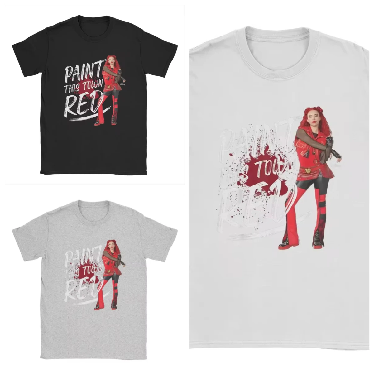 D-Descendant 4 The Rise of Red Футболки Paint This Town Повседневная футболка из чистого хлопка с круглым вырезом и короткими рукавами Оригинальный товар
D-Descendant 4 The Rise of Red Футболки Paint This Town Повседневная футболка из чистого хлопка с круглым вырезом и короткими рукавами Оригинальный товар