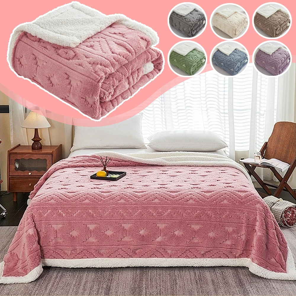 1PC Winter Blanket Super Soft Warm Luxury Double Layer Thickened Lamb Plush Blanket Plush Fleece Blanket Bedspreads Coverlets
1PC Winter Blanket Super Soft Warm Luxury Double Layer Thickened Lamb Plush Blanket Plush Fleece Blanket Bedspreads Coverlets