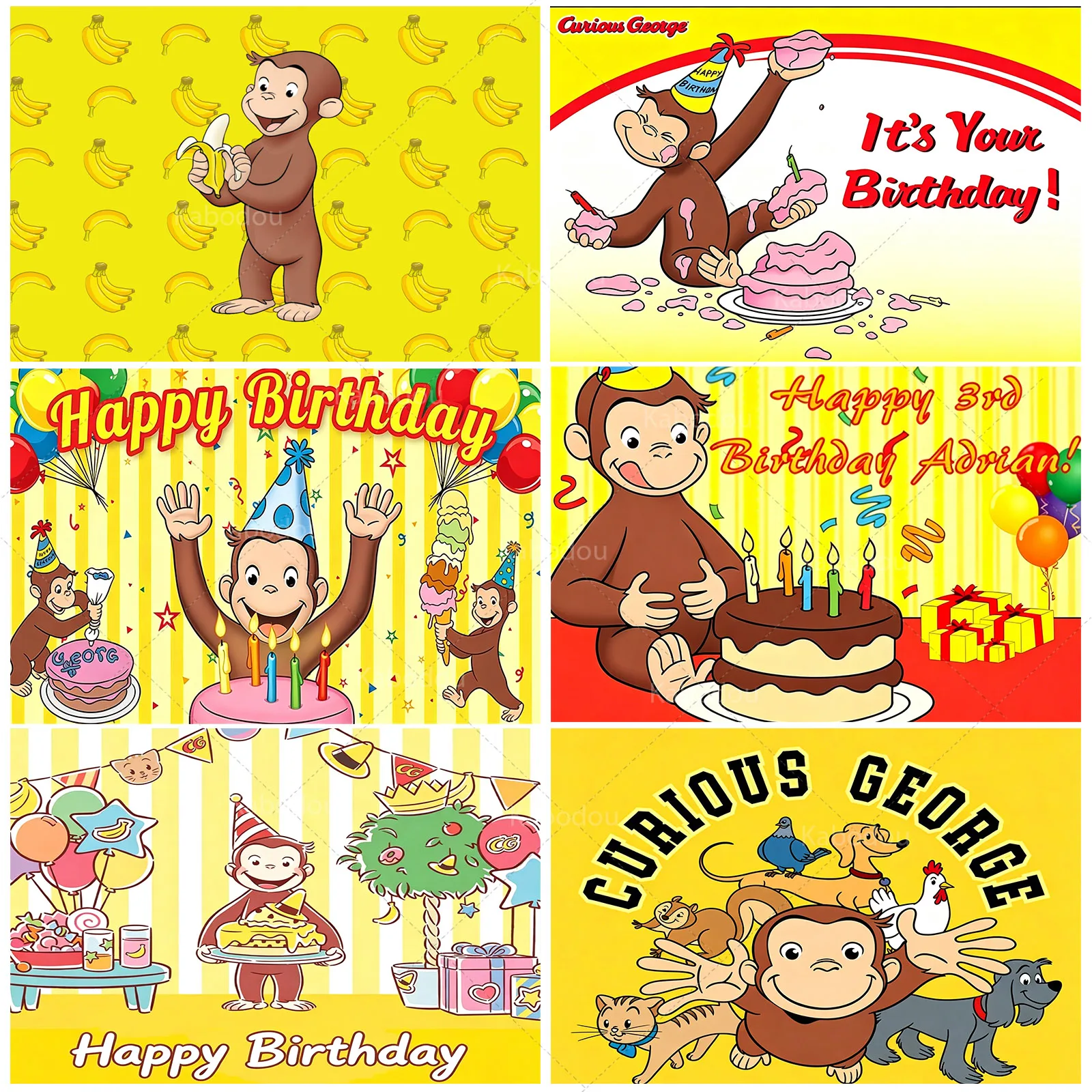 Curious George Monkey Theme Square Backdrop Baby Shower Children Birthday Party Decor Customized Photo Photographic Photo Studio
Curious George Monkey Theme Square Backdrop Baby Shower Children Birthday Party Decor Customized Photo Photographic Photo Studio