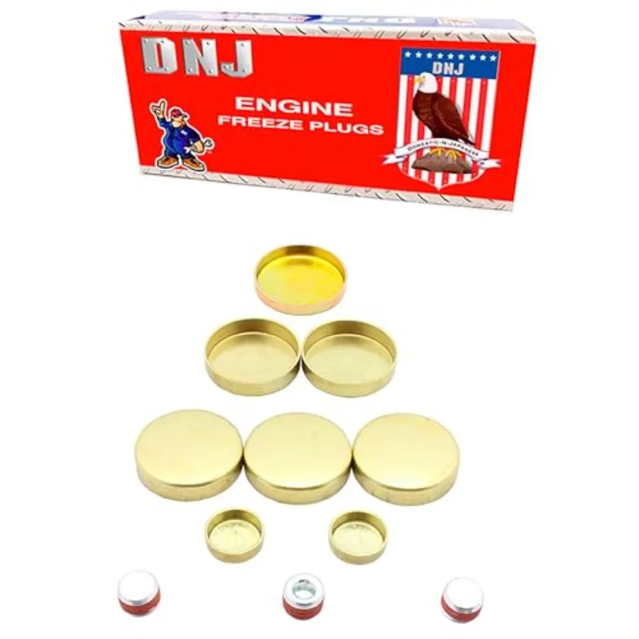 Brass Freeze Plug Set for 1987-2006 Jeep Cherokee Comanche Grand Cherokee 4.0L L6 12V OHV 242cid
Brass Freeze Plug Set for 1987-2006 Jeep Cherokee Comanche Grand Cherokee 4.0L L6 12V OHV 242cid