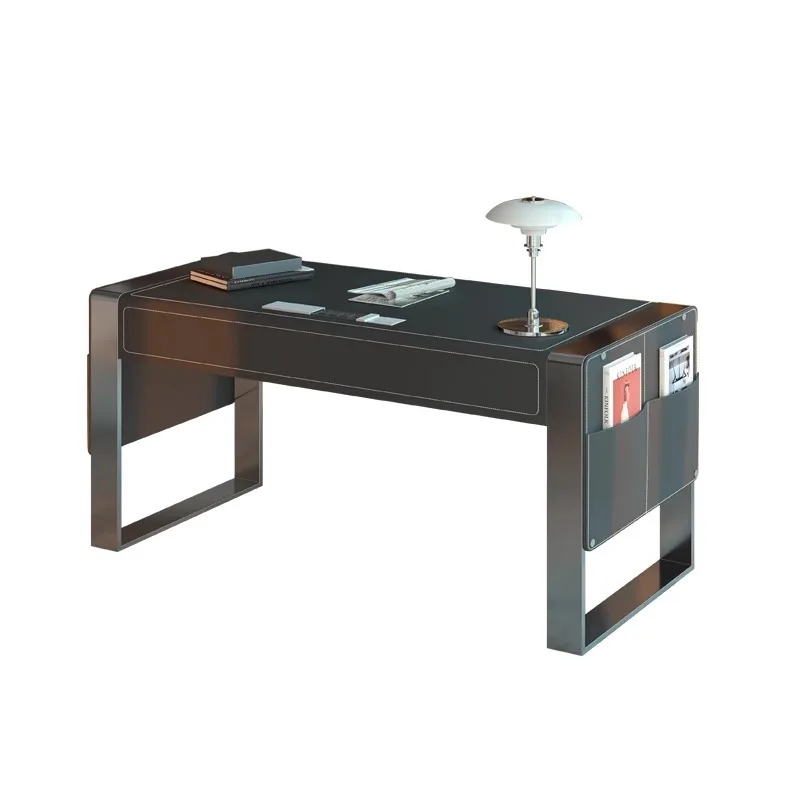 Light luxury saddle leather desk home high-end workbench bedroom designer study minimalist office computer desk
Light luxury saddle leather desk home high-end workbench bedroom designer study minimalist office computer desk