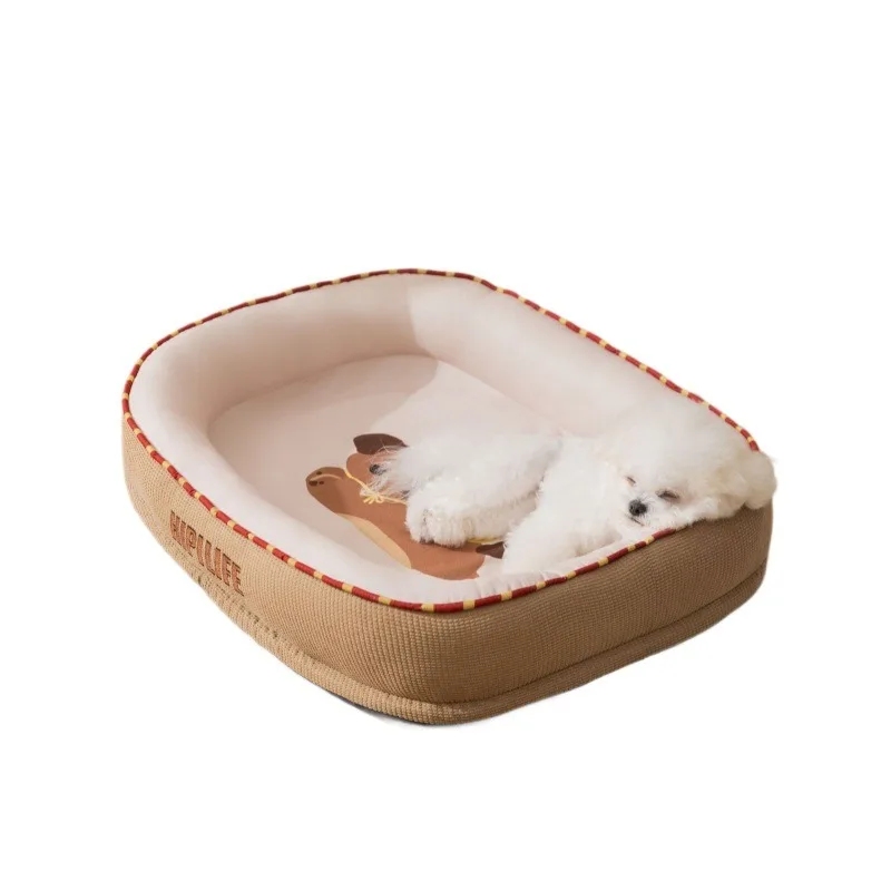 Brown Dog Bed Open Design With Bolster Pillow Neck Support Soft Plush Washable Non Slip Bottom Cozy For Small Dogs Bichon Poodle
Brown Dog Bed Open Design With Bolster Pillow Neck Support Soft Plush Washable Non Slip Bottom Cozy For Small Dogs Bichon Poodle
