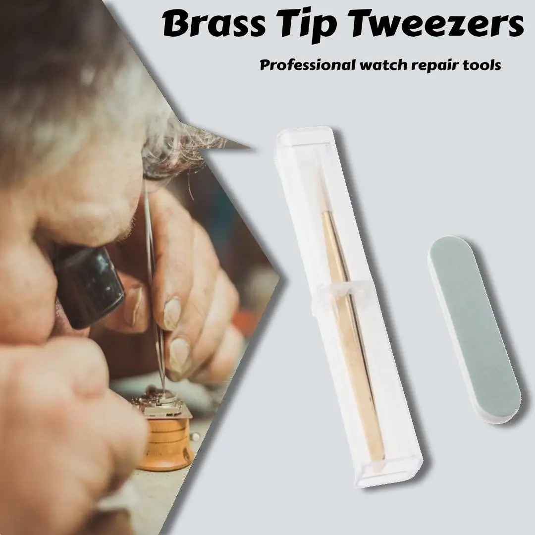 Accuracy Tweezer Pointed Tweezer Practical Lightweight Versatile Watch Repair Tool for Scratch-sensitive Components Soldering
Accuracy Tweezer Pointed Tweezer Practical Lightweight Versatile Watch Repair Tool for Scratch-sensitive Components Soldering