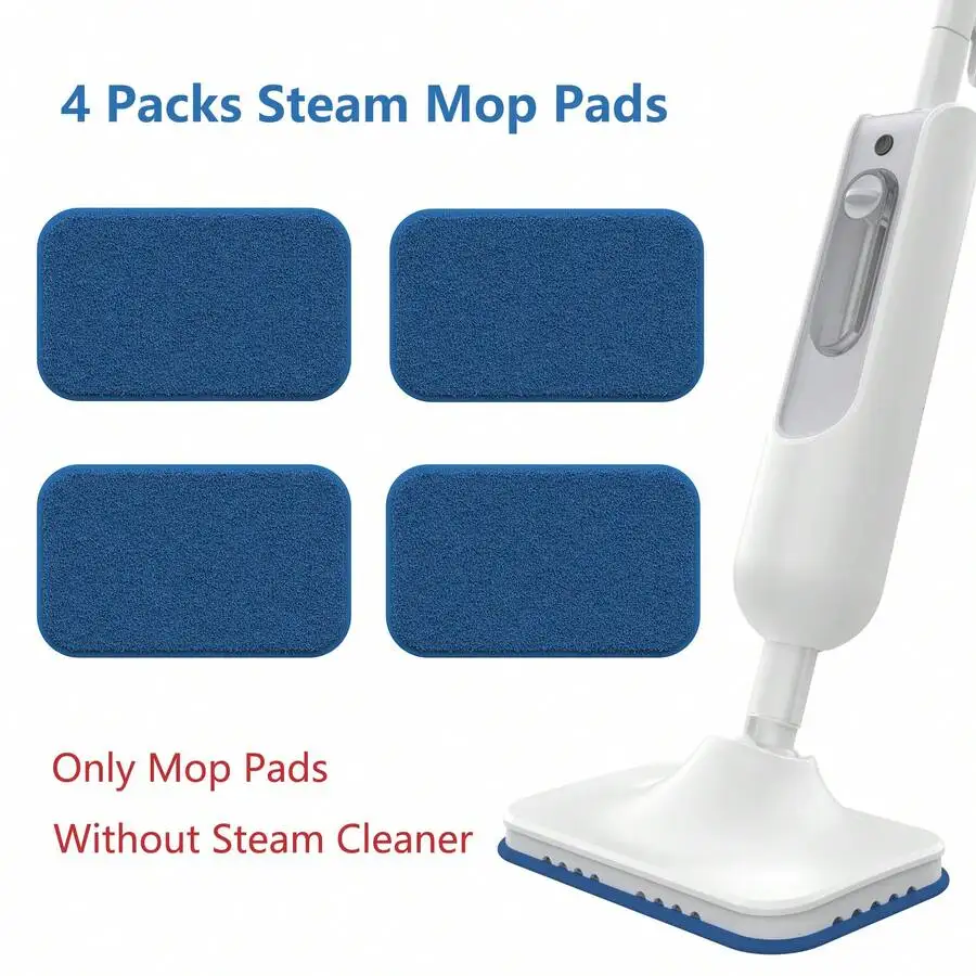 Steam Mop Pads 4 Packs For Hardwood Tile Laminate Floor Cleaning
Steam Mop Pads 4 Packs For Hardwood Tile Laminate Floor Cleaning