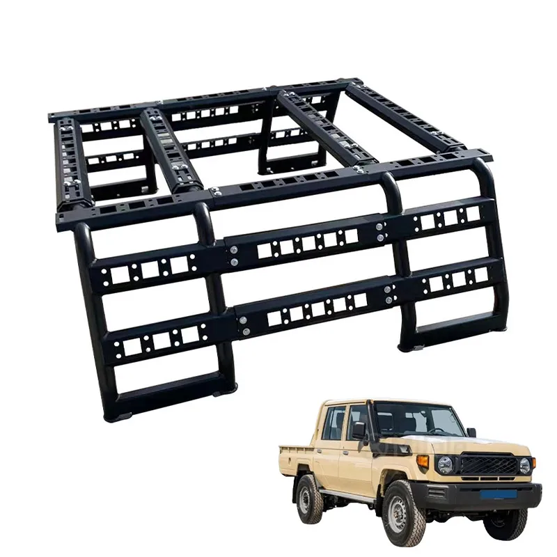 For 4x4 Toyota LAND CRUISER Off-Road Truck Bed Rack Powder Coated Steel Sports Roll Bars Fo Pickup Car Lc79
For 4x4 Toyota LAND CRUISER Off-Road Truck Bed Rack Powder Coated Steel Sports Roll Bars Fo Pickup Car Lc79