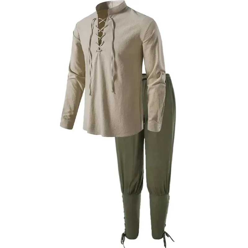 Sky06 Men's Renaissance Shirt Pirate Medieval Viking top Cotton Linen Shirts Men Long Sleeved Halloween Costume cosplay66liU&
Sky06 Men's Renaissance Shirt Pirate Medieval Viking top Cotton Linen Shirts Men Long Sleeved Halloween Costume cosplay66liU&