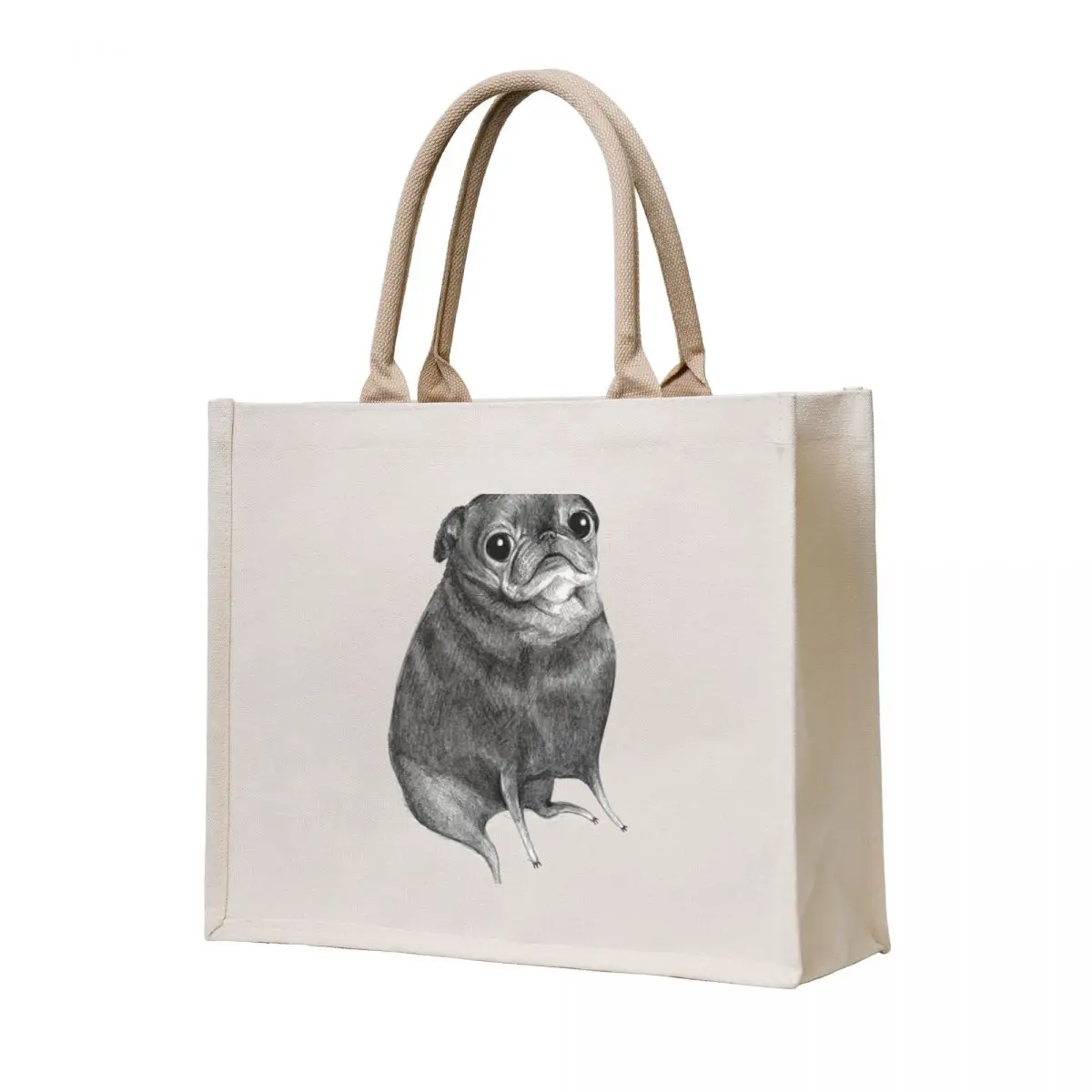 Sweet Black Pug Tote Bag bags luxury women shopping bags foldable bag for beach
Sweet Black Pug Tote Bag bags luxury women shopping bags foldable bag for beach