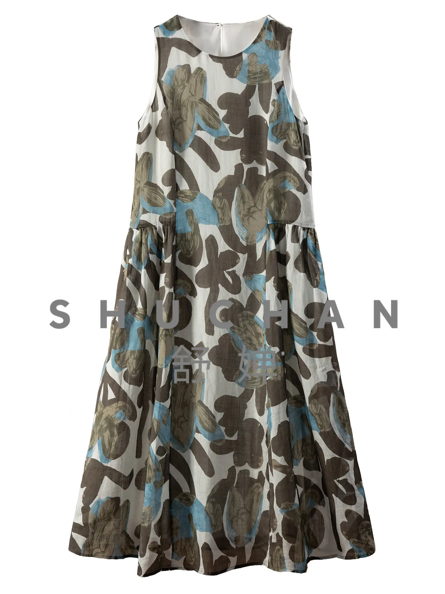 Art Printing 2 Meters Large Character Pendulum Ramie Tank Dress Women 20M1 Summer Sleeveless Vestidos De Verano Mujer
Art Printing 2 Meters Large Character Pendulum Ramie Tank Dress Women 20M1 Summer Sleeveless Vestidos De Verano Mujer