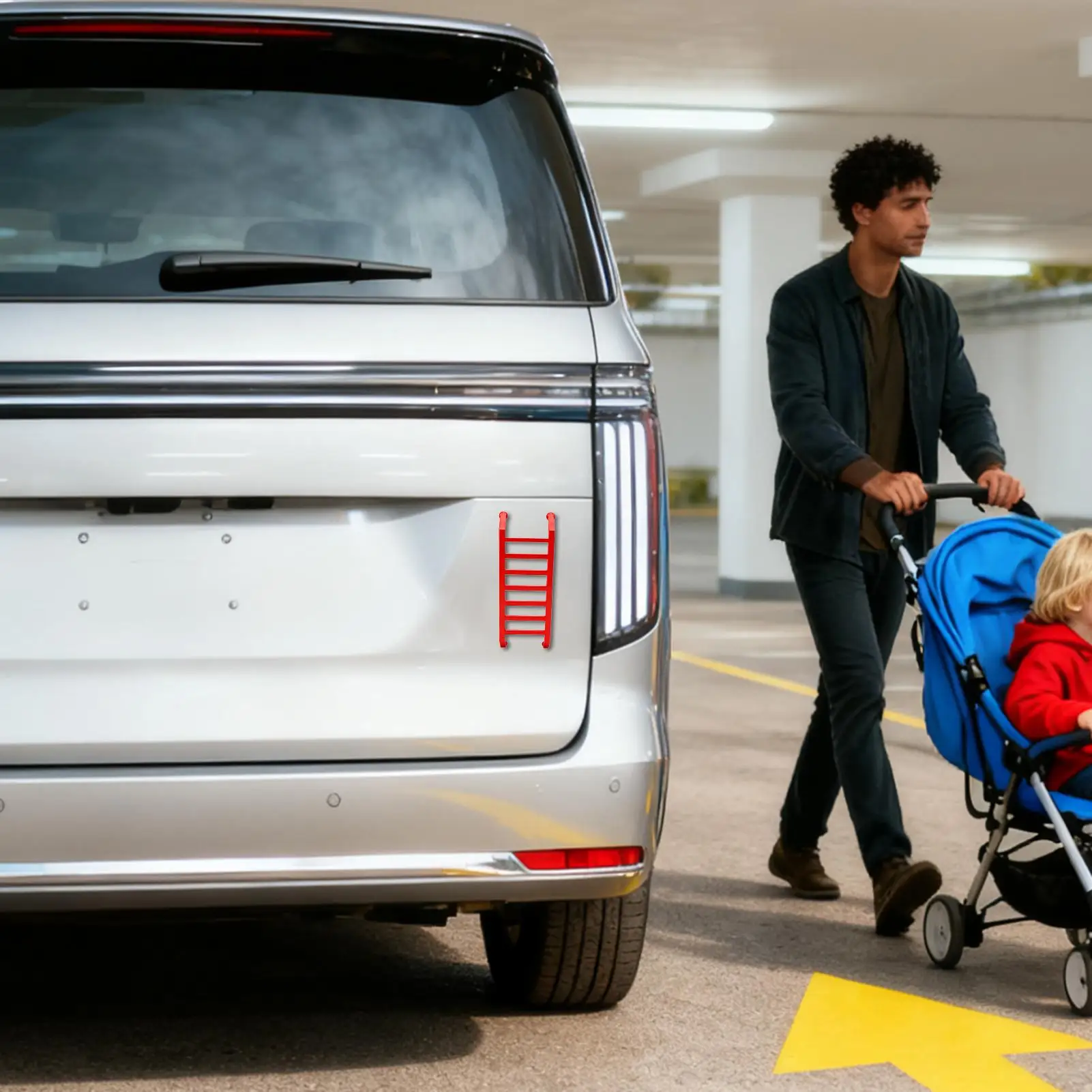 Car Roof Decoration Adhesive No-Drill Decoration Car Exterior 3D Ladder Shape Decal For Bumper Hood Door Commuting Travel Family
Car Roof Decoration Adhesive No-Drill Decoration Car Exterior 3D Ladder Shape Decal For Bumper Hood Door Commuting Travel Family