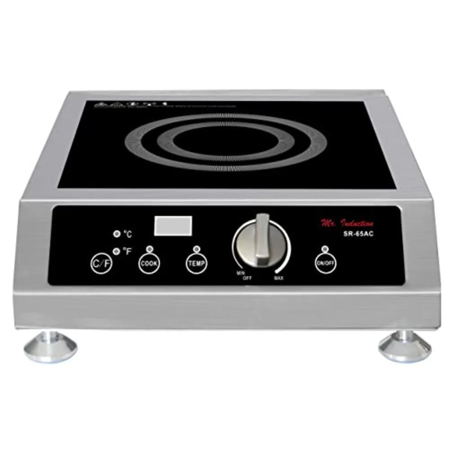 Commercial countertop range for professional kitchens, stainless steel body, black control panel, 2600W high-power heating with
Commercial countertop range for professional kitchens, stainless steel body, black control panel, 2600W high-power heating with