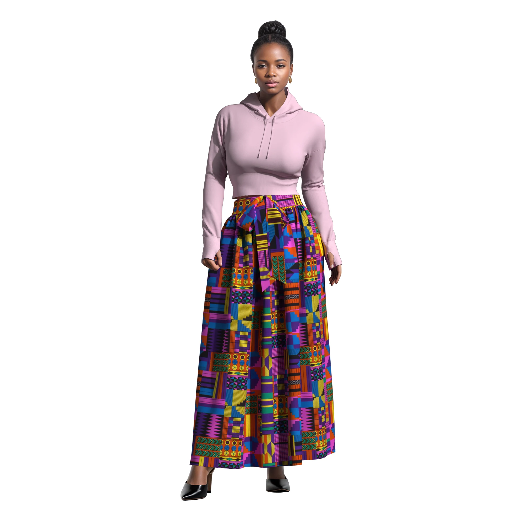 Fashion African Wax Print Skirts Bazin Plus Size High Waist Skirts with Belt African Clothes for Women WY10528
Fashion African Wax Print Skirts Bazin Plus Size High Waist Skirts with Belt African Clothes for Women WY10528