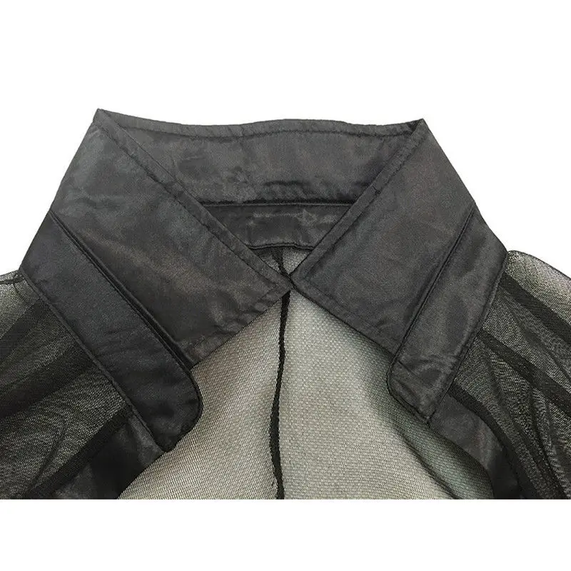 New Sexy Women's See Through Sheer Shirt Mesh Blend Lingerie Sleepwear Robe Nightwear Shirt Dress Erotic Solid Ladies Pajamas
New Sexy Women's See Through Sheer Shirt Mesh Blend Lingerie Sleepwear Robe Nightwear Shirt Dress Erotic Solid Ladies Pajamas