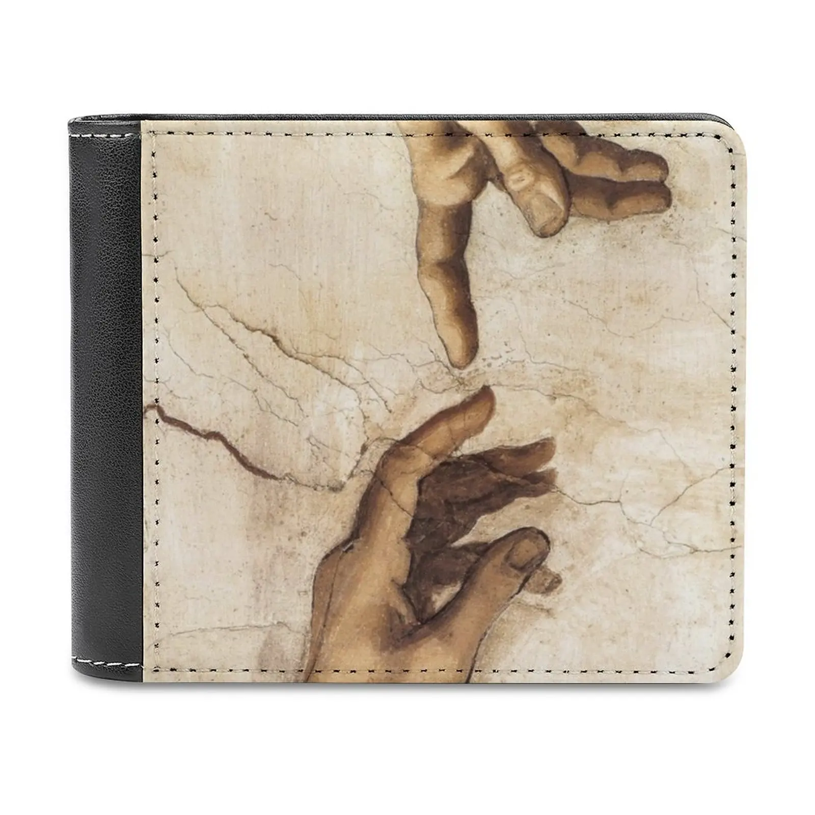 The Creation Of Adam Michelangelo Painting Leather Wallet Men Classic Black Purse Credit Card Holder Fashion Men's Wallet Man
The Creation Of Adam Michelangelo Painting Leather Wallet Men Classic Black Purse Credit Card Holder Fashion Men's Wallet Man
