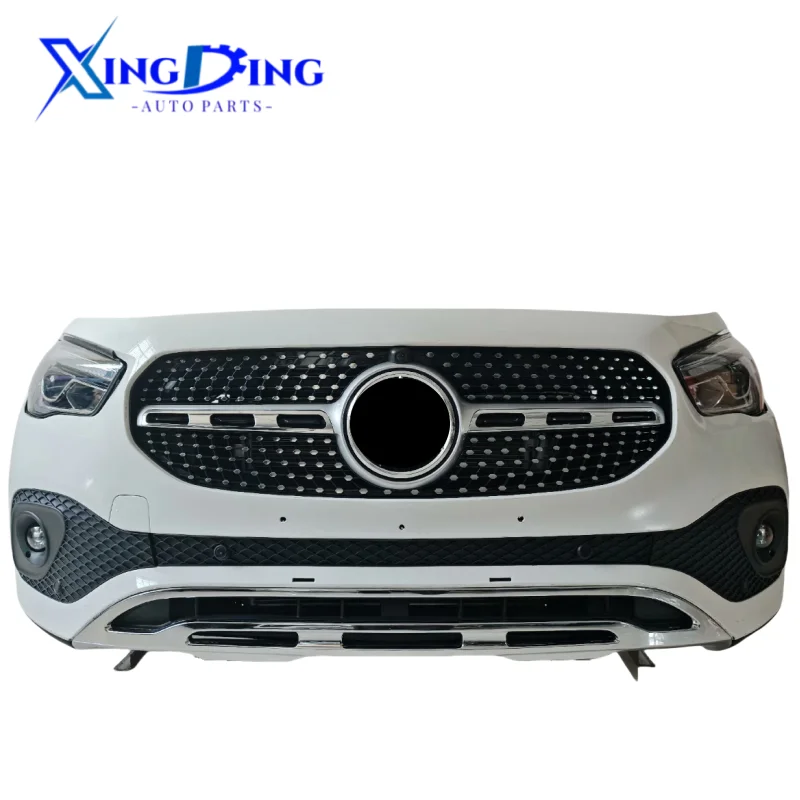 Original for GLA247. Second-hand Complete Front Bumper with Grille and Radiator Fan. Engine Hood.
Original for GLA247. Second-hand Complete Front Bumper with Grille and Radiator Fan. Engine Hood.