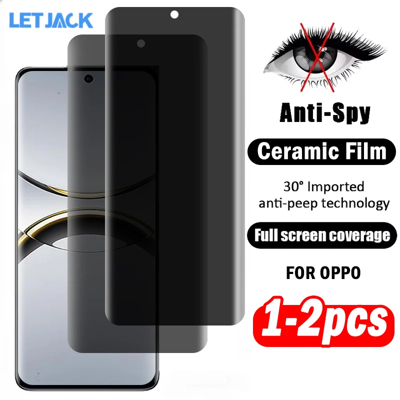 3D полностью изогнутая антишпионская керамическая пленка для Oppo Find X8 X7 Ultra Privacy Screen Protector для Find X6 X5 X3 Pro Защитная пленка
3D полностью изогнутая антишпионская керамическая пленка для Oppo Find X8 X7 Ultra Privacy Screen Protector для Find X6 X5 X3 Pro Защитная пленка